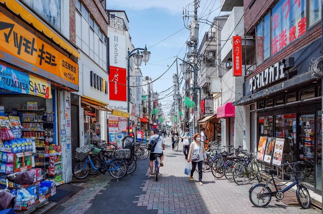 Appartamento Triphome Tateishi New Open/2 Single Beds/Big Table/300M Wifi Tokyo Giappone